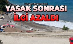 Yasak sonrası ilgi azaldı