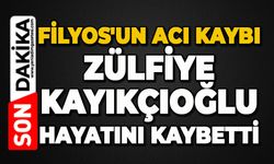 Filyos'un acı kaybı: Zülfiye Kayıkçıoğlu hayatını kaybetti