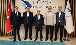 Düzce TSO'dan Rektör Sözbir'e hayırlı olsun ziyareti