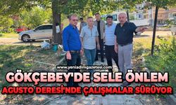 Gökçebey'de sele önlem: Agusto Deresi'nde çalışmalar sürüyor