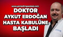 Doktor Aykut Erdoğan hasta kabulüne başladı