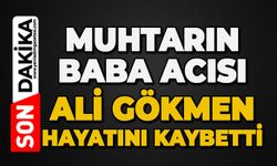 Muhtarın baba acısı: Ali Gökmen hayatını kaybetti