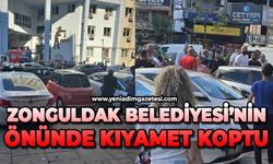 Zonguldak Belediyesi'nin önün karıştı: Ekipler bölgeye sevk edildi