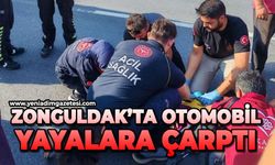 Zonguldak'ta otomobil yayalara çarptı
