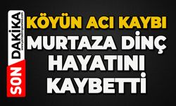 Köyün acı kaybı: Murtaza Dinç hayatını kaybetti