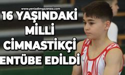 Antrenmanda boynunun üzerine düşen milli cimnastikçi entübe edildi