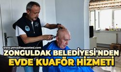 Zonguldak Belediyesi'nden evde kuaför hizmeti