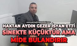 Haktan Aydın Gezer isyan etti: Sinekte küçüktür ama mide bulandırır