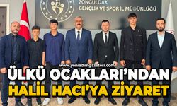 Ülkü Ocakları'ndan Halil Hacı'ya ziyaret