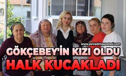 Gökçebey'in kızı oldu, halk kucakladı