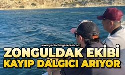 Zonguldak ekibi kayıp dalgıcı arıyor