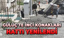 Gülüç'te İnci Konakları hattı yenilendi