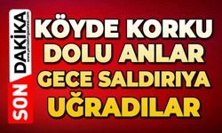 Köyde korku dolu anlar: Gece saldırıya uğradılar