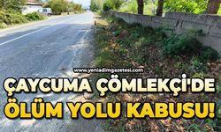 Çaycuma Çömlekçi'de ölüm yolu kabusu!