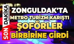 Zonguldak'ta Metro Turizm karıştı: Otobüs şoförleri birbirine girdi