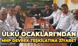 Ülkü Ocakları'ndan MHP Devrek teşkilatına ziyaret