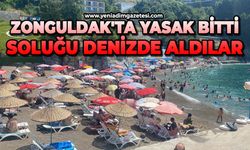 Zonguldak'ta yasak bitti, soluğu denizde aldılar