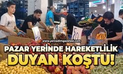 Pazar yerinde hareketlilik: Duyan koştu