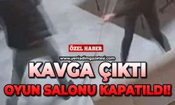 Kavga çıktı oyun salonu kapatıldı!