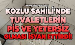 Kozlu Sahili'nde tuvaletlerin pis ve yetersiz olması isyan ettirdi!