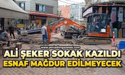 Ali Şeker Sokak kazıldı: Sistemdeki sorun giderilecek