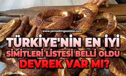 Türkiye'nin en iyi simitleri listesi belli oldu: Devrek var mı?