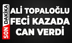 Ali Topaloğlu feci kazada can verdi