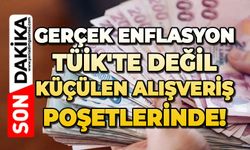 Gerçek enflasyon TUİK'te değil, küçülen alışveriş poşetlerinde!