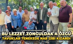 Bu lezzet Zonguldak'a özgü: Tavuklar tenekede nar gibi kızardı