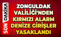 Zonguldak Valiliği'nden kırmızı alarm: Denize girişler yasaklandı