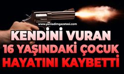 Kendini vuran 16 yaşındaki çocuk hayatını kaybetti