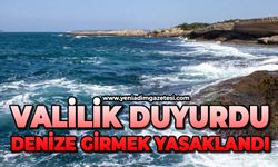 Valilikten duyuru geldi: Denize girmek yasaklandı