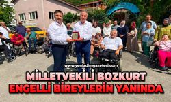 Milletvekili Bozkurt, engelli bireylerin yanında