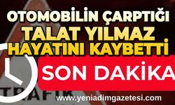 Otomobilin çarptığı Talat Yılmaz hayatını kaybetti