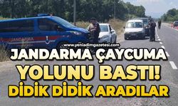 Çaycuma yolunu jandarma bastı: Didik didik aradılar