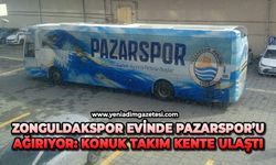 Zonguldak Kömürspor Evinde Pazarspor’u ağırıyor: Konuk takım kente ulaştı