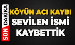 Köyün acı kaybı: Sevilen ismi kaybettik