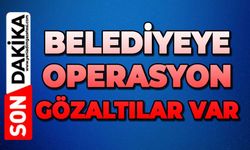 Belediye kooperatifine 'zimmet' operasyonu: 9 gözaltı
