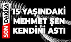 15 yaşındaki Mehmet Şen ölü bulundu