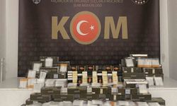 21 bin 500 adet doldurulmuş makaron ele geçirildi