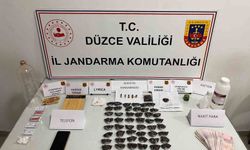Düzce'de jandarmadan uyuşturucu operasyonu