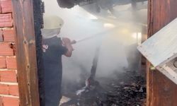 Ev yangını söndürüldü
