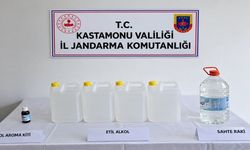 Jandarmadan sahte içki operasyonu