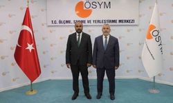 Rektör Akkaya, ÖSYM Başkanı Ersoy ile görüştü
