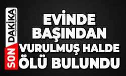 Evinde tüfekle başından vurulmuş halde ölü bulundu