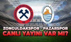 Zonguldakspor - Pazarspor canlı yayını var mı?