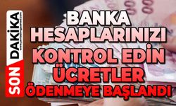 Banka hesaplarınızı kontrol edin: Ücretler ödenmeye başlandı