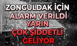 Uyarı az önce yapıldı: Zonguldak'ta kuvvetli yağış bekleniyor!