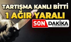 Tartışma kanlı bitti: 1 ağır yaralı