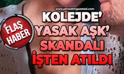 Kolejdeki yasak aşk skandalı: Sonunda işten atıldı!